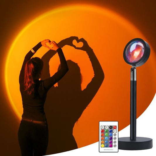 Capture the Sunset Magic: 16 Shades in 1 – Sunset Projection LED Light - My Store